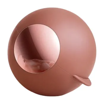 Váleček na chlupy Omyvatelný kuličkový odchlupovač Odstraňovač chlupů Odstraňovač žmolků Opakovaně použitelný odstraňovač chlupů 6,8 x 6,8 cm hnědá