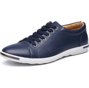 Pánské tenisky Pánské kožené tenisky tmavě modrá 45