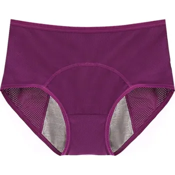 Menstruační kalhotky Menstruační kalhotky do pasu tmavě fialová M