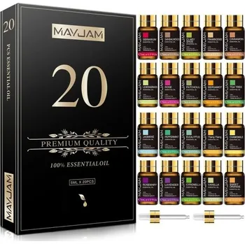 Vonný olej Dárková sada 20 ks přírodních esenciálních olejů Čistě přírodní oleje s přírodním aroma Oleje do difuzérů 5 ml