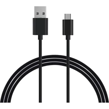 Datový kabel Rychlonabíjecí kabel USB A na Micro USB 2 m 2.4A vysokorychlostní přenos dat 480 Mbps nabíjení a synchronizace zařízení s micro USB konektorem černá