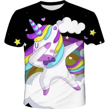 Dívčí tričko Dívčí tričko s jednorožcem B1560 8 C