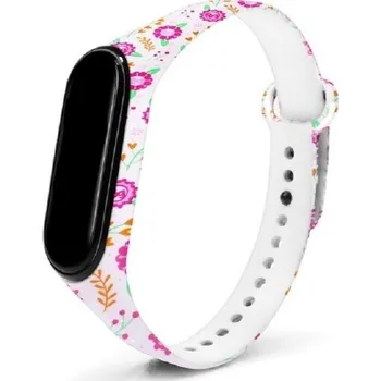 Silikonový řemínek pro Xiaomi Mi Band 5 / 6 s motivem T851 1