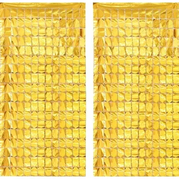 Párty závěs 2 ks zlatá