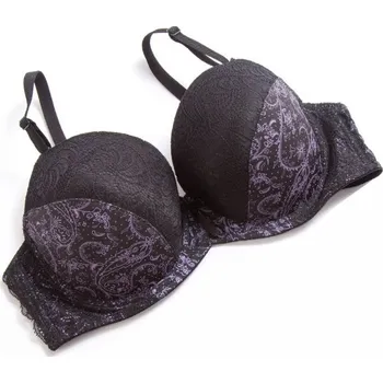 Podprsenka Krajková podprsenka ve velkých velikostech J2909 černá 75E