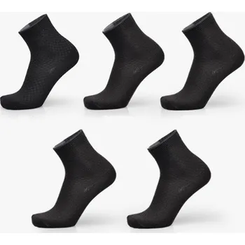 Pánské ponožky Pánské ponožky z bambusového vlákna - 5 párů černá