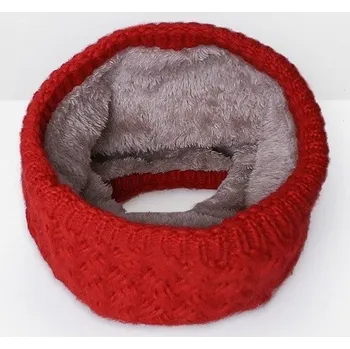 Šála Dětský vlněný nákrčník J3288 červená