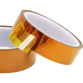 Lepicí páska Vysokoteplotní polyimidová lepicí páska 15 mm x 30 m Tepelně odolná Ochranná páska Pro elektroniku 3D tisk Izolace a opravy