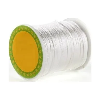 Dětské navlékací korálky Silikonový provázek na korálky J996 bílá