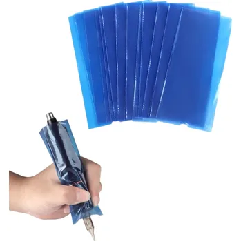 Tetovací barva Sáčky na tetovací strojek Ochranný obal na tetovací strojek Jednorázový obal na strojek 100 ks 12,6 x 5,2 cm