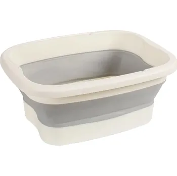 Masážní přístroj Skládací masážní lázeň na nohy bílá