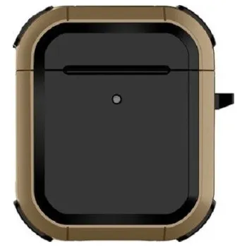 Příslušenství pro sluchátka Ochranný obal na pouzdro na Apple Airpods 1 / 2 hnědá