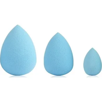 Houbička na make-up Sada kosmetických houbiček na make-up - 3 ks modrá