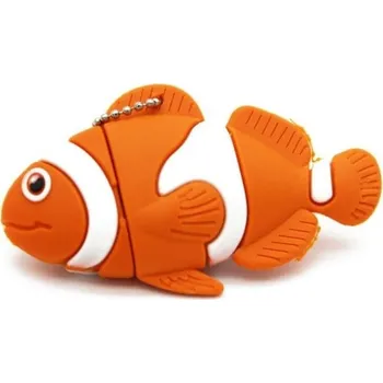 Ukládání dat USB flash disk ve tvaru ryby oranžová 16GB