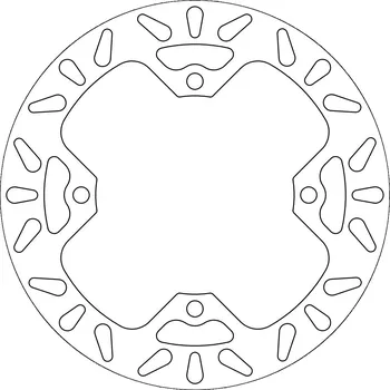 Brzda pro motocykl brzdový kotouč zadní, NEWFREN DF5121A