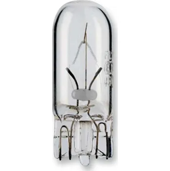 Autolékárnička ŽÁROVKA 12V 5W T10 W2 1X9 5D 10KS 4291