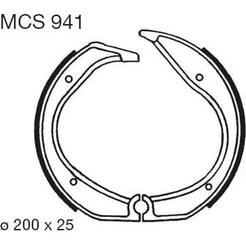 Motodíl Brzdové čelisti LUCAS MCS 941 BMW K 75 1984-1996