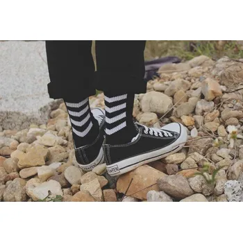 Pánské ponožky Pánské ponožky se stylovým potiskem černá