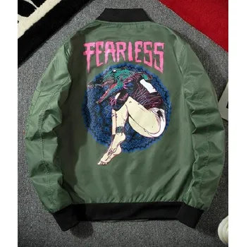 Pánská větrovka Pánská bomber bunda s potiskem S 5