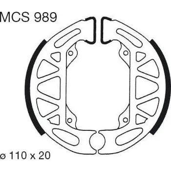 Motodíl Brzdové čelisti LUCAS MCS 989 GILERA Runner 50 1997-1996