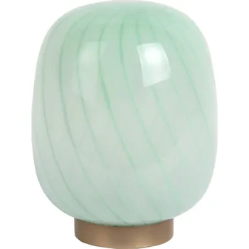 Čtecí lampička Světle zelená stolní lampa se skleněným stínidlem (výška 20 cm) Summer Globe – Leitmotiv ID_1737520