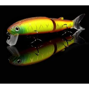 Umělá nástraha Návnada s 3D rybími oči J3213 žlutá