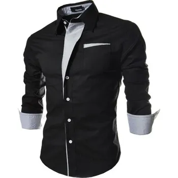 Pánská košile Pánská košile F466 černá L