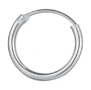 Náušnice Kruhové náušnice G1287 stříbrná 12 mm