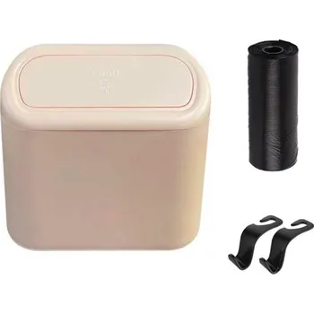 Odpadkový koš do auta P3602 meruňková