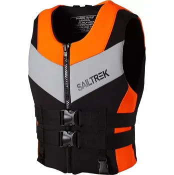 Vodní sport Neoprenová záchranná vesta oranžová S