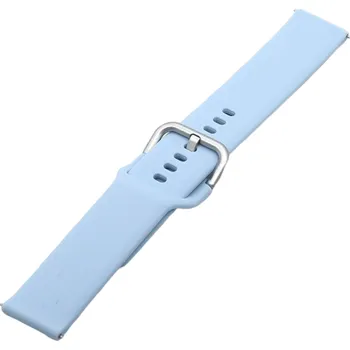 Univerzální silikonový řemínek 22 mm T886 světle modrá