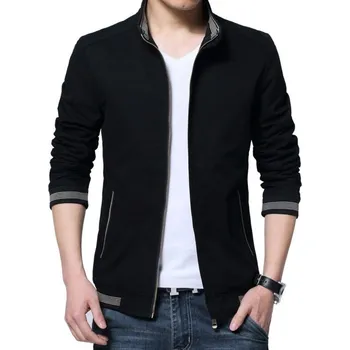 Pánská větrovka Pánská elegantní jarní bunda J936 černá XS