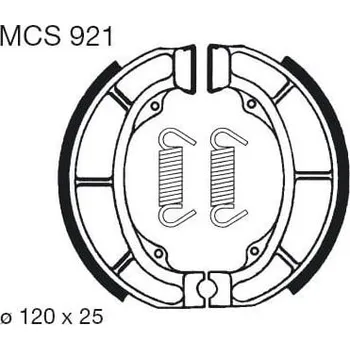 Motodíl Brzdové čelisti LUCAS MCS 921 SUZUKI AP 50 1995-1999