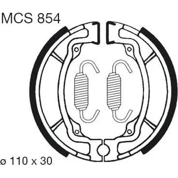Motodíl Brzdové čelisti LUCAS MCS 854 MCS 854