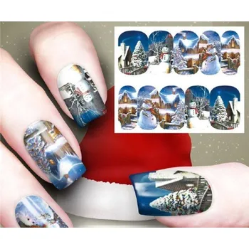 Přípravek na nehty Vánoční nálepky na nehty 7