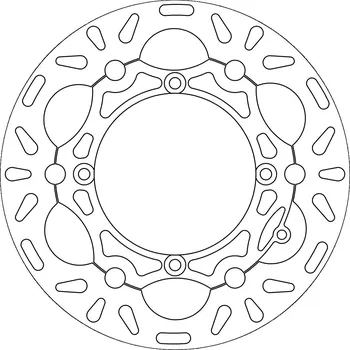 Brzda pro motocykl brzdový kotouč plovoucí, NEWFREN DF5117AF