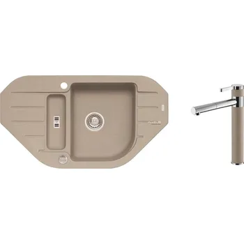 Granitový dřez Alveus SET ALVEUS NIAGARA 60/02 + BATERIE ZINA/02 PEBBLE SETA495