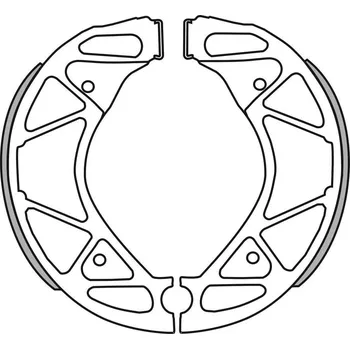 Brzda pro motocykl brzdové obložení (standardní materiál) NEWFREN (2 ks v balení) YAMAHA HW 150 Xenter 2012-2016