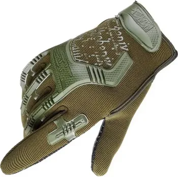 Paintballová výstroj Taktické vojenské rukavice Protiskluzové vojenské rukavice Ochranné rukavice zelená L
