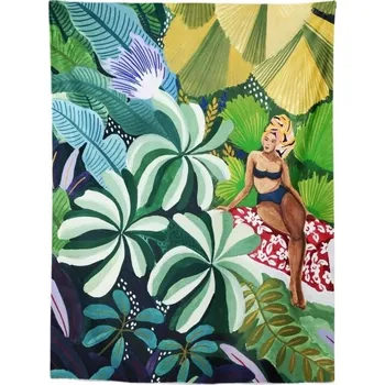 Nástěnná tapiserie s listy 6