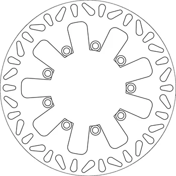 Brzda pro motocykl brzdový kotouč, NEWFREN DF5197A