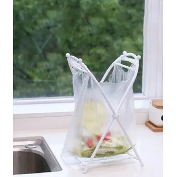 Odpadkový koš Stojan na odpadkové pytle bílá