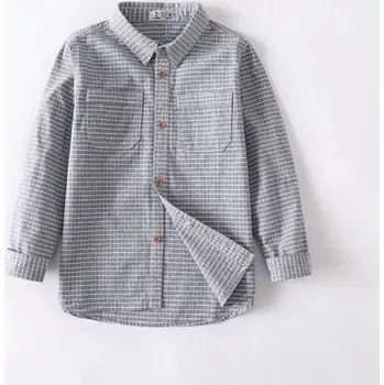 Chlapecká košile Chlapecká košile L1816 šedá 6