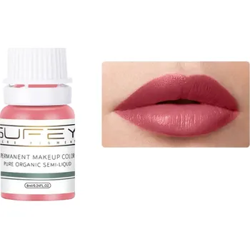 Tetovací barva Kvalitní tetovací inkoust na permanentní make-up Barevný inkoust na tetování Tetovací barva na permanentní make-up 8 ml růžová