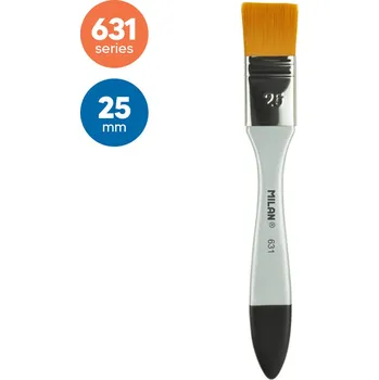 Umělecký štětec Štětec MILAN široký č. 25 - 631 Premium Synthetic