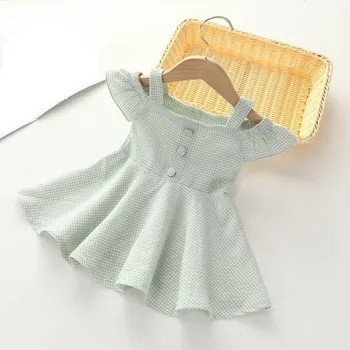 Dívčí šaty Dívčí šaty N451 světle zelená 2