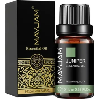 Esenciální olej 10 ml Kvalitní aroma olej pro difuzér a aromalampu Vůně pro výrobu svíček Přírodní vůně Relaxace Domácí aromaterapie Juniper