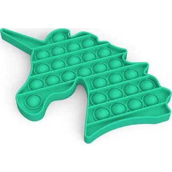 POP IT Pop it antistresová hračka jednorožec T439 zelená