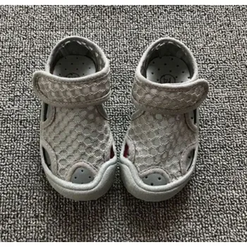 Dívčí sandály Dětské sandály A744 šedá 20,5