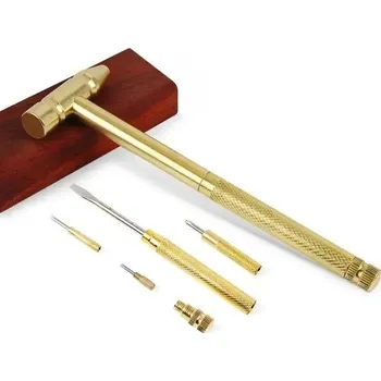 Kladivo Multifunkční kladivo se šroubovákem Kladivo s odnímatelným šroubovákem Multifunkční nástroj Mini kladivo 17 cm